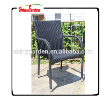 Outdoor Multibrown PE Wicker Dining Chairs